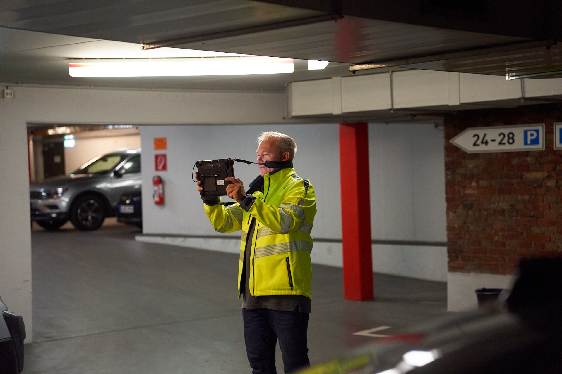 3D-Scan in der Tiefgarage